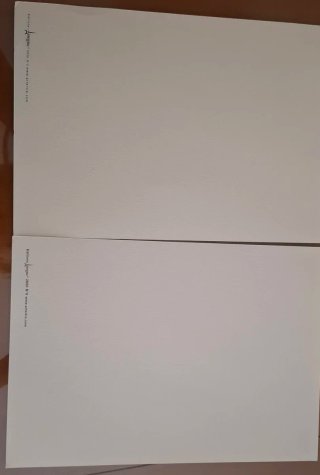 2 Postales Grabado F. Dhoska París