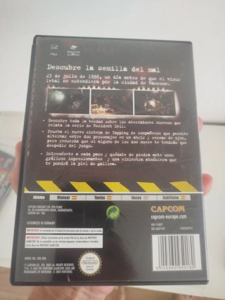 Resident Evil Zero GameCube Manual y Caja