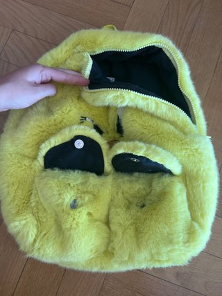 Mochila Piolín Peluche Amarillo
