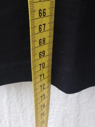 Camiseta Pull&Bear Oversize S Negra Manga Corta