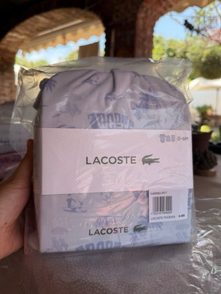 Conjunto bebé Lacoste 4 piezas nuevo