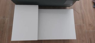Mesa de centro blanca moderna