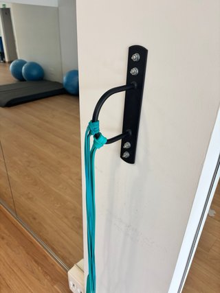 2 Anclajes pared entrenamiento suspensión/bandas