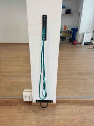 2 Anclajes pared entrenamiento suspensión/bandas