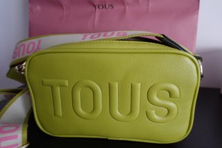 Bolso bandolera TOUS verde lima