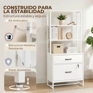 Mueble Archivador con Estantería