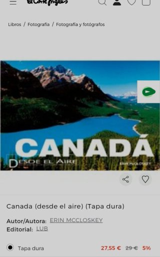 Canadá desde el aire 24cm X 31cm 640 páginas