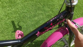 Bicicleta infantil rosa