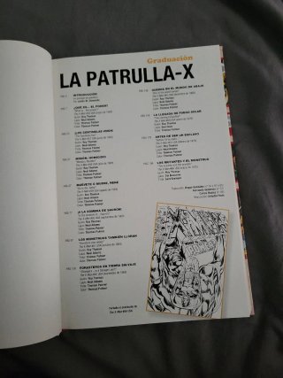 Comic Patrulla X Graduación Marvel Heroes