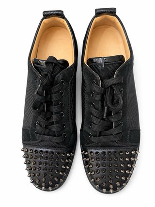 Christian Louboutin Spikes Zapatillas Negras