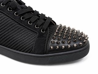 Christian Louboutin Spikes Zapatillas Negras