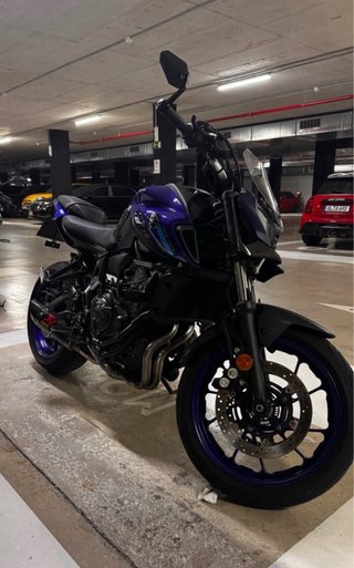 Yamaha MT-07 Naked Negra/Azul