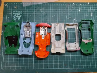 Lote n 4 carrocerías Scalextric
