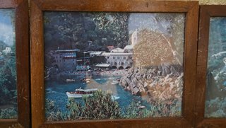 3 Cuadros Vintage Paisajes Italia 36x29cm
