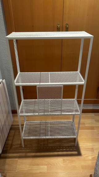 Estantería IKEA Blanca Metálica