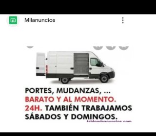 Portes y mudanzas