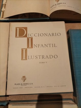 Diccionario infantil ilustrado antiguo