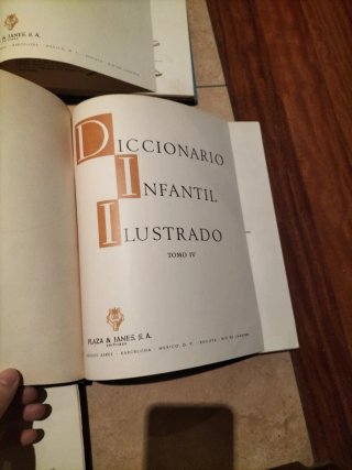 Diccionario infantil ilustrado antiguo