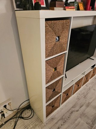 Mueble TV Lappland de Ikea blanco