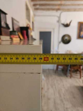 Mueble TV Lappland de Ikea blanco