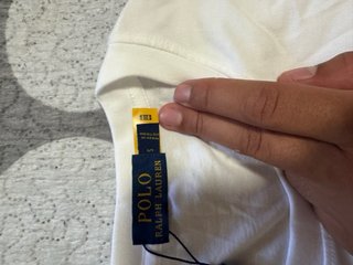 Camiseta Polo Ralph Lauren Blanca Talla M