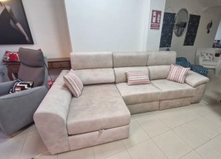 A ESTRENAR. SOFA CHAISE LONGUE, con arcon