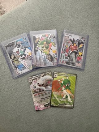 Cartas Pokémon Promo Oshawott, Snivy, Tepig, Cincc
