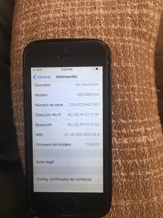 iPhone 5 Negro
