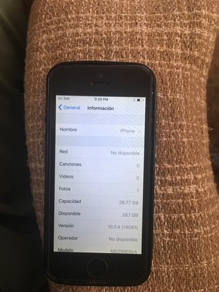 iPhone 5 Negro