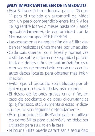 Silla de coche Chicco para bebé