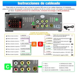 Radio Coche 1 DIN Pantalla Táctil CarPlay