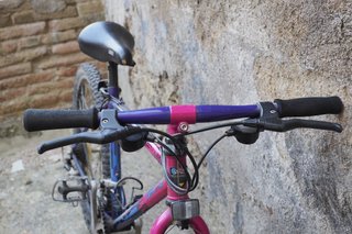 Bicicleta MTB Vintage Morada y Rosa