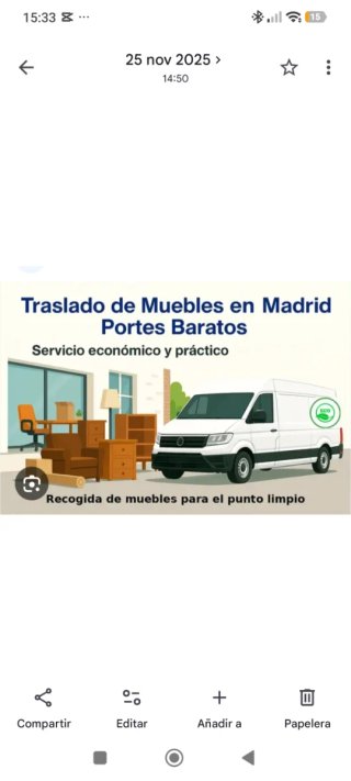 Portes y mudanzas