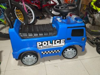 Coche Policía Niño Azul