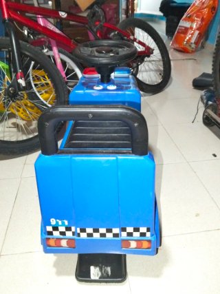 Coche Policía Niño Azul