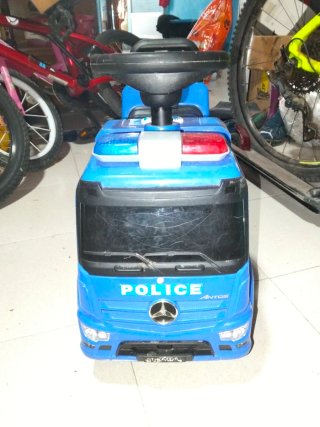 Coche Policía Niño Azul