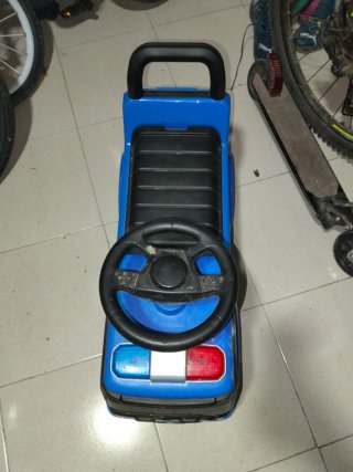 Coche Policía Niño Azul