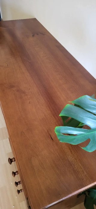 Escritorio de madera maciza (de pino)