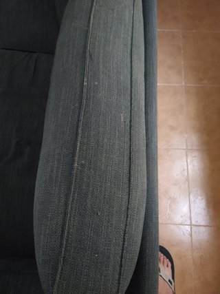Sofá 2 plazas IKEA poliéster azul Negociable