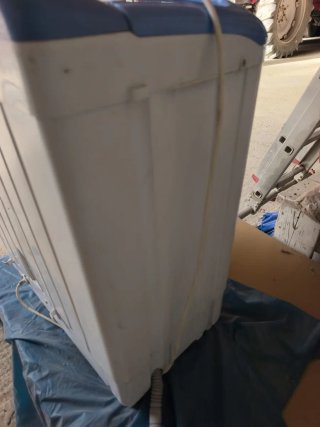 Lavadora Portátil Doble Tina Azul