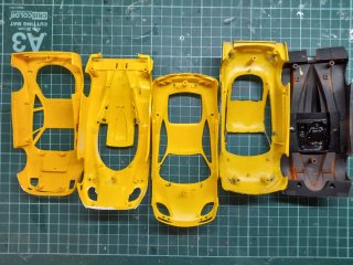 Lote n 6 Carrocerías Scalextric