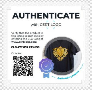 T-shirt Versace Uomo Taglia M Originale