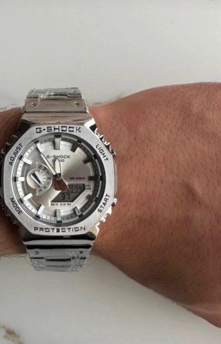 Reloj  Shock Deportivo Plateado
