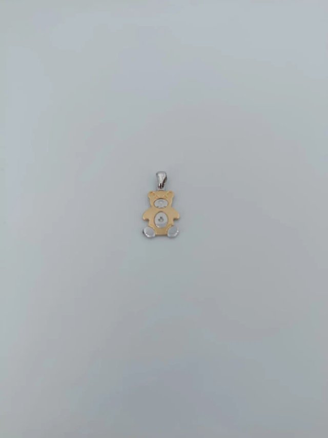 COLGANTE OSITO DE ORO BLANCO