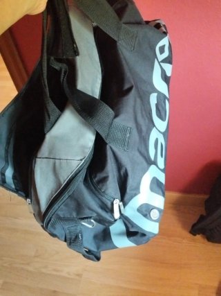 Regalo...Mochila Macron Grande Negra y Gris