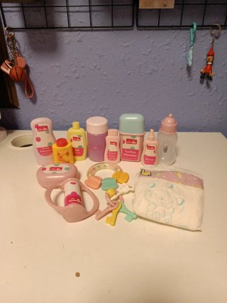Mochila cambiador para muñecas