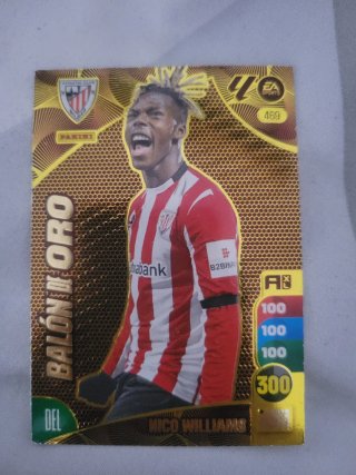 Cromo Nico Williams Balón de Oro 469