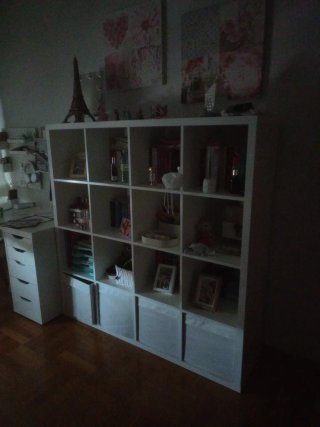 Estantería Ikea cubos blanca