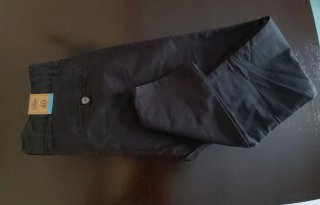 Pantaloni chino neri da uomo, skinny fit