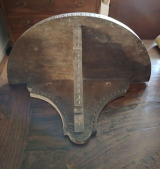 Mensola in legno massiccio vintage